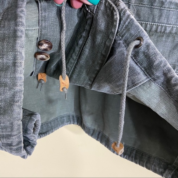 Eddie Bauer Men Green Denim Carpenter Jacket Coat - Picture 7 of 16